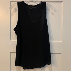 NWOT Express Black Classic Scoop Neck Tank